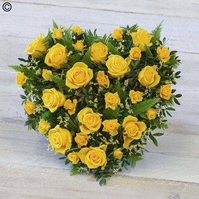 Rose Heart Yellow