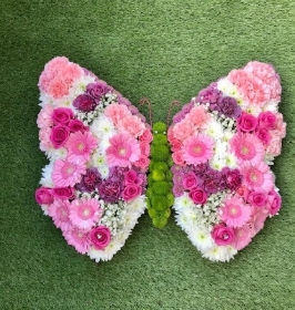 Butterfly floral tribute