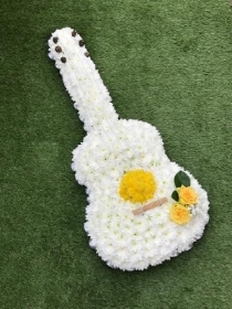 Guitar flower tribute