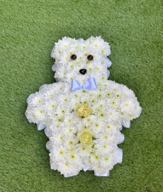 Flower teddy bear